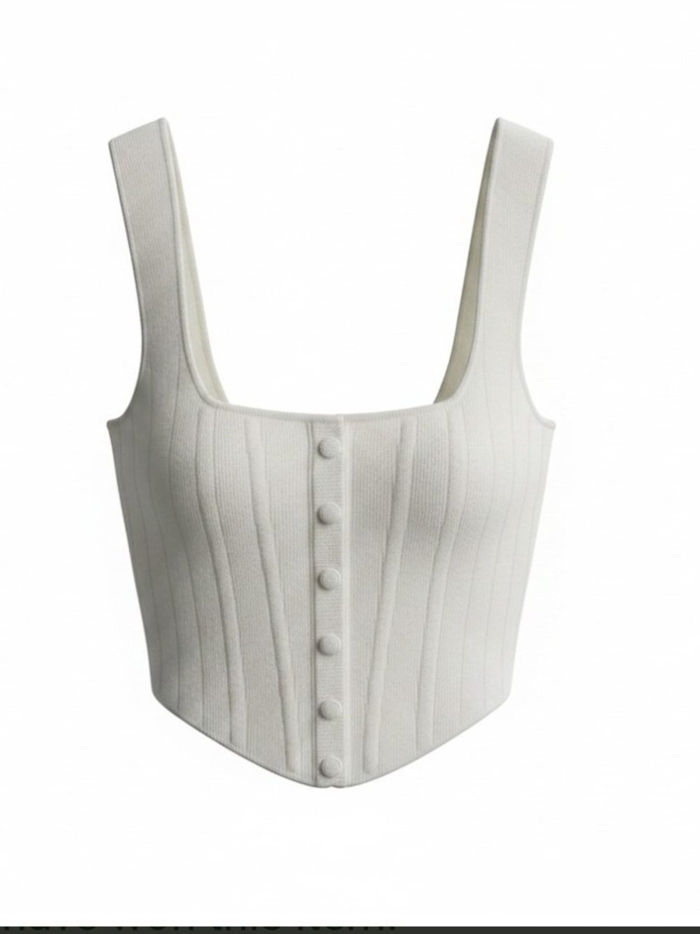 cult gaia Corset Crop Top